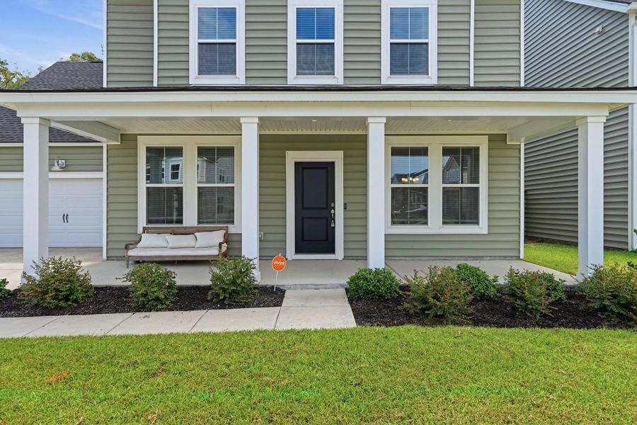 Exterior details and patio area of a home in Sweetgrass at Summers Corner, Summerville (Image 36). Exterior details and patio area of a home in Sweetgrass at Summers Corner, Summerville (Image 36).
