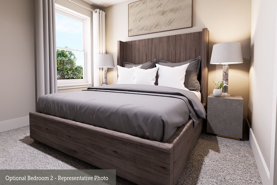 Representative furnished interior of a home built from the The Lilac by David Weekley Homes in Jubilee, Hockley (Image 3).