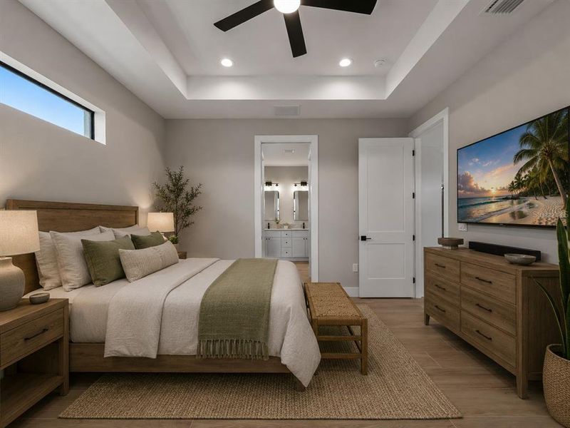 Furnished interior view inside a new home in , Port Charlotte (Image 14). Furnished interior view inside a new home in , Port Charlotte (Image 14).