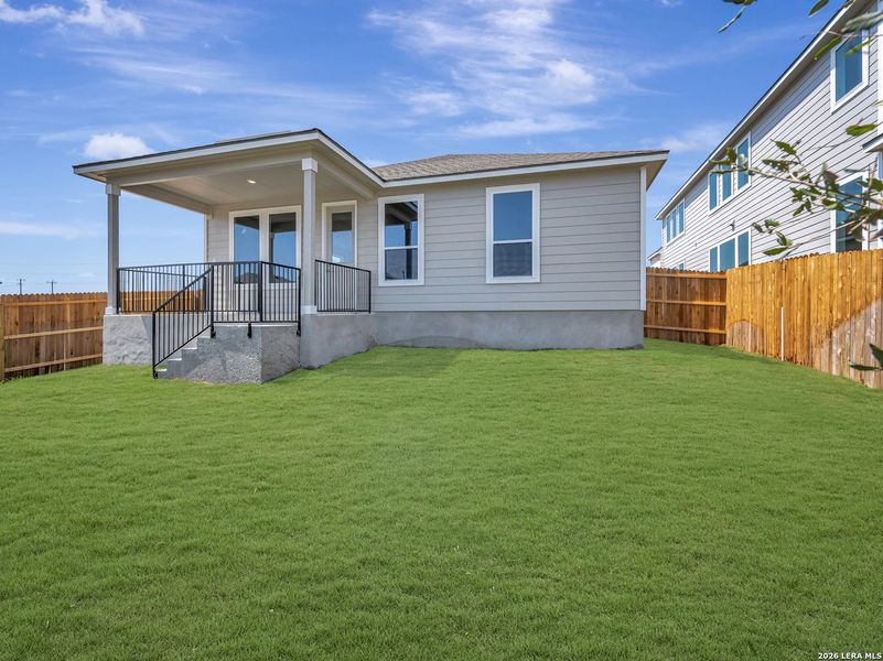 Exterior details and patio area of a home in , San Antonio (Image 3).