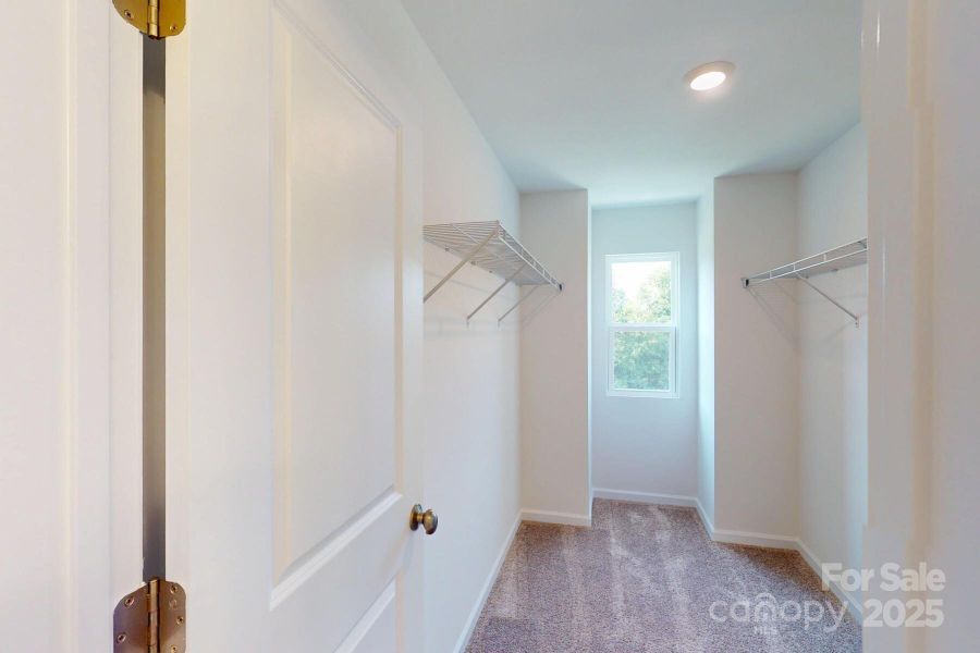 Owners walk-in closet