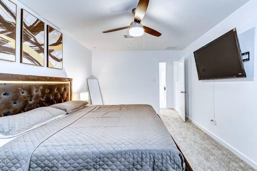 Furnished interior view inside a new home in , Houston (Image 24).