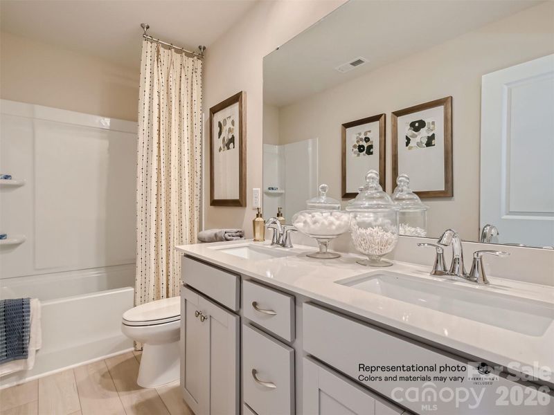 Furnished interior view inside a new home in Shannon Woods, Maiden (Image 11).