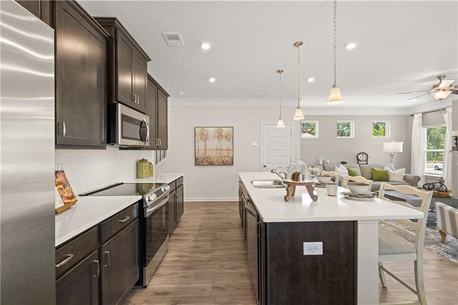 Furnished interior view inside a new home in Hillcrest Park, Ringgold (Image 14).