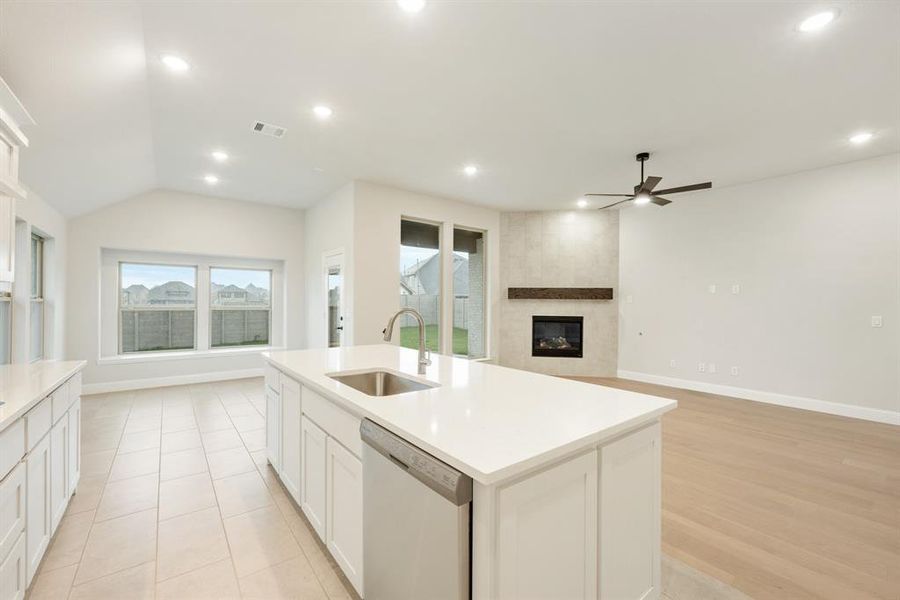 Furnished interior view inside a new home in Painted Tree Woodland District 50, McKinney (Image 16). Furnished interior view inside a new home in Painted Tree Woodland District 50, McKinney (Image 16).