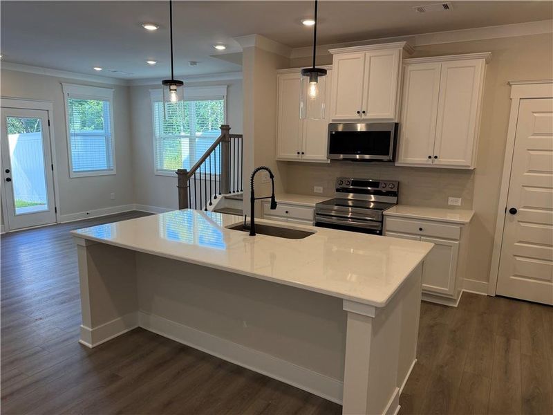 Furnished interior view inside a new home in Millstone at Mundy Mill, Gainesville (Image 6).