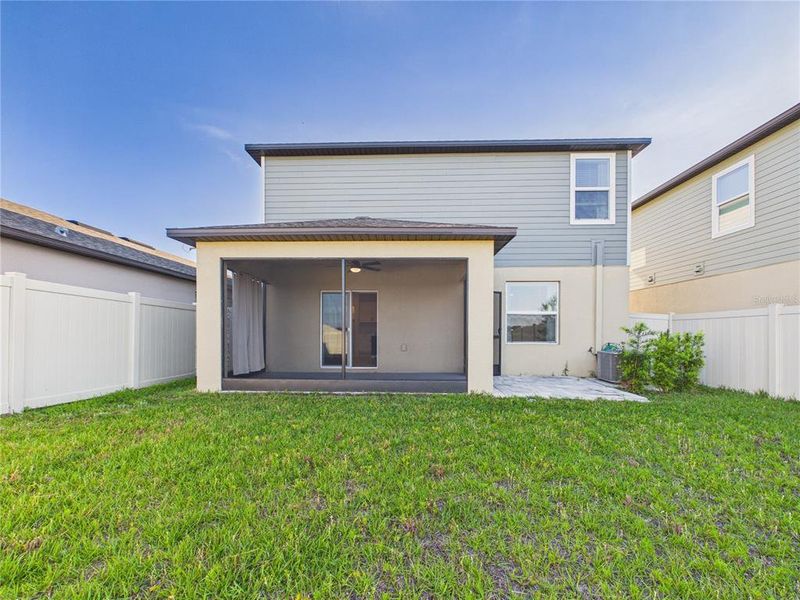 Exterior details and patio area of a home in Two Rivers, Zephyrhills (Image 30).