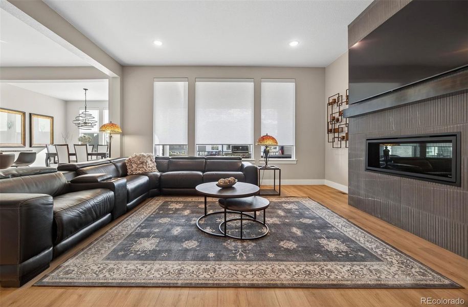 Furnished interior view inside a new home in Montaine, Castle Rock (Image 11).