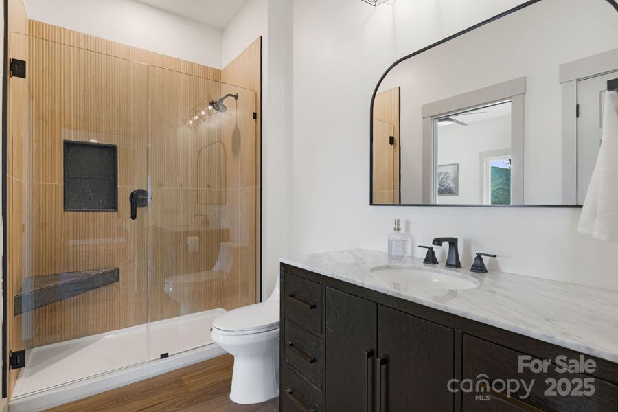 Furnished interior view inside a new home in , Seven Devils (Image 8).