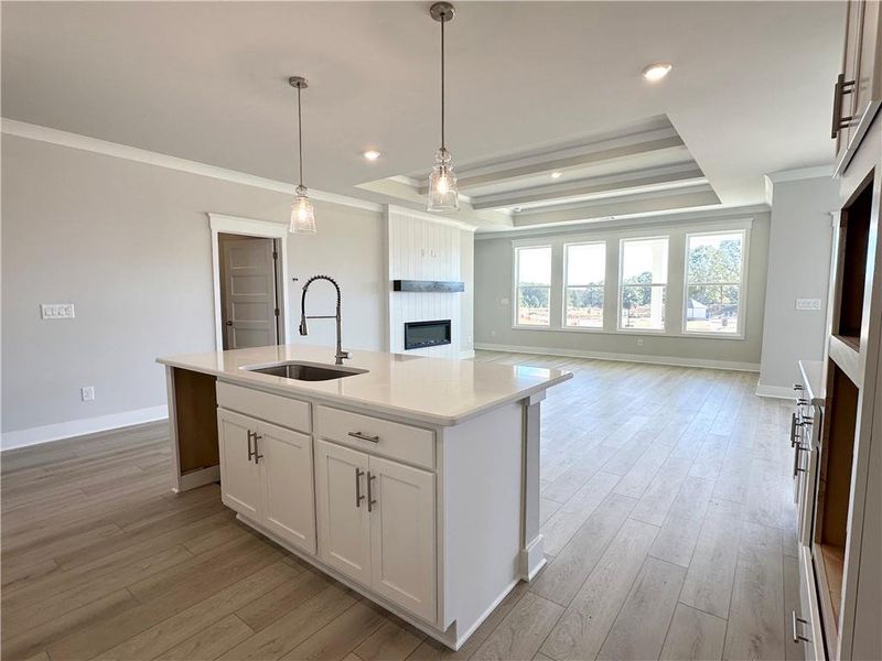 Furnished interior view inside a new home in Summerlin, Winder (Image 19).