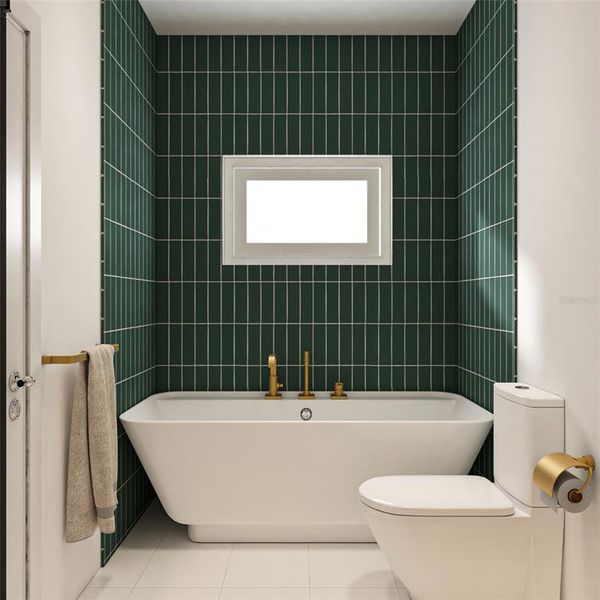 Master Bathroom Tub