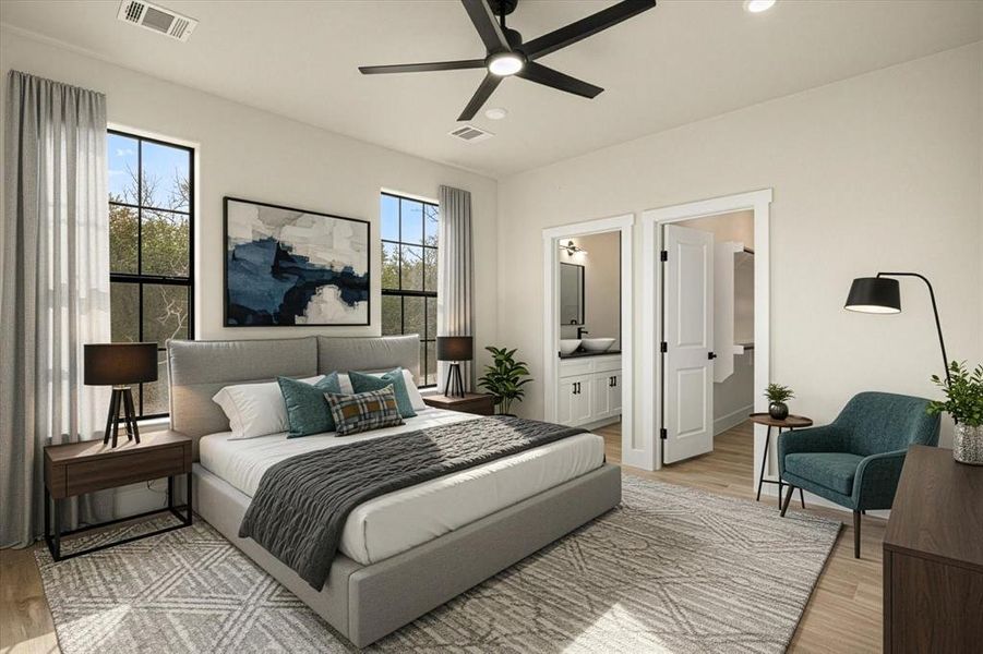 Furnished interior view inside a new home in , Granbury (Image 10). Furnished interior view inside a new home in , Granbury (Image 10).