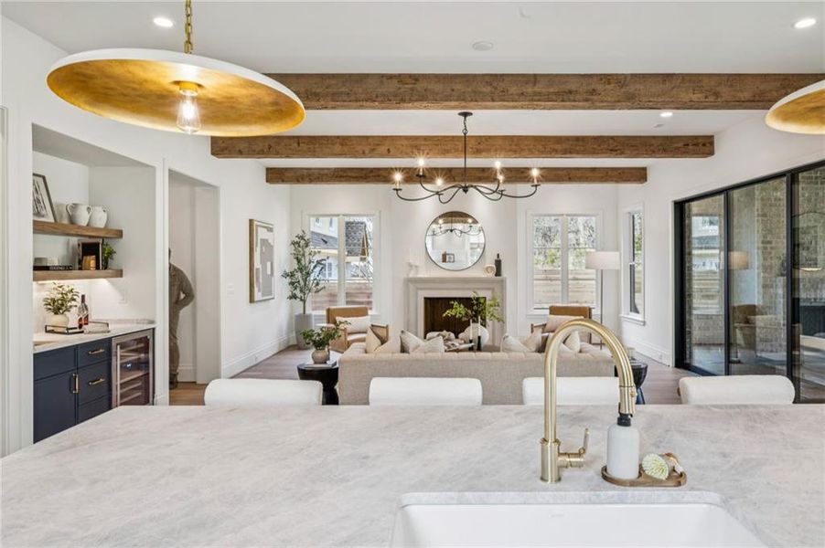 Furnished interior view inside a new home in , Atlanta (Image 28). Furnished interior view inside a new home in , Atlanta (Image 28).