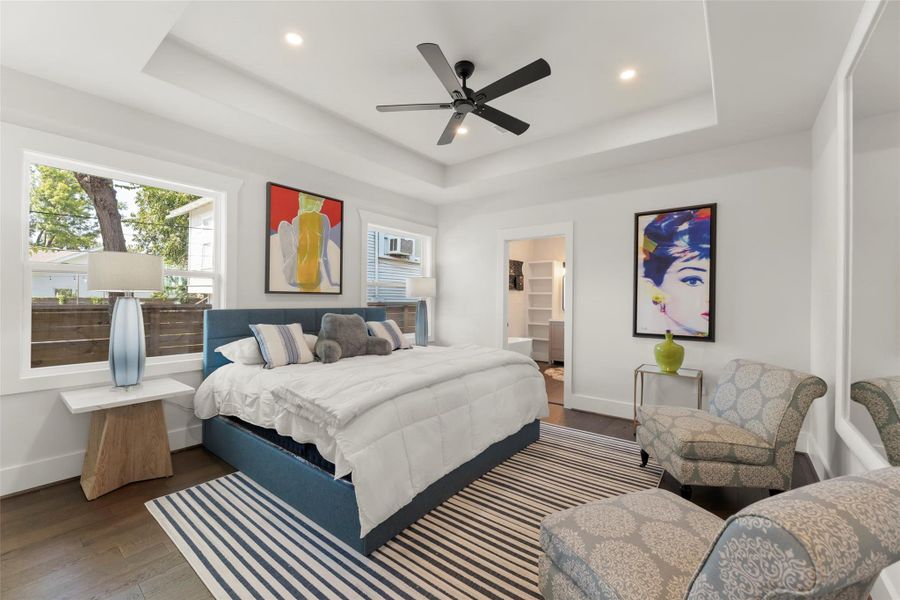 Oversized windows lets the light in