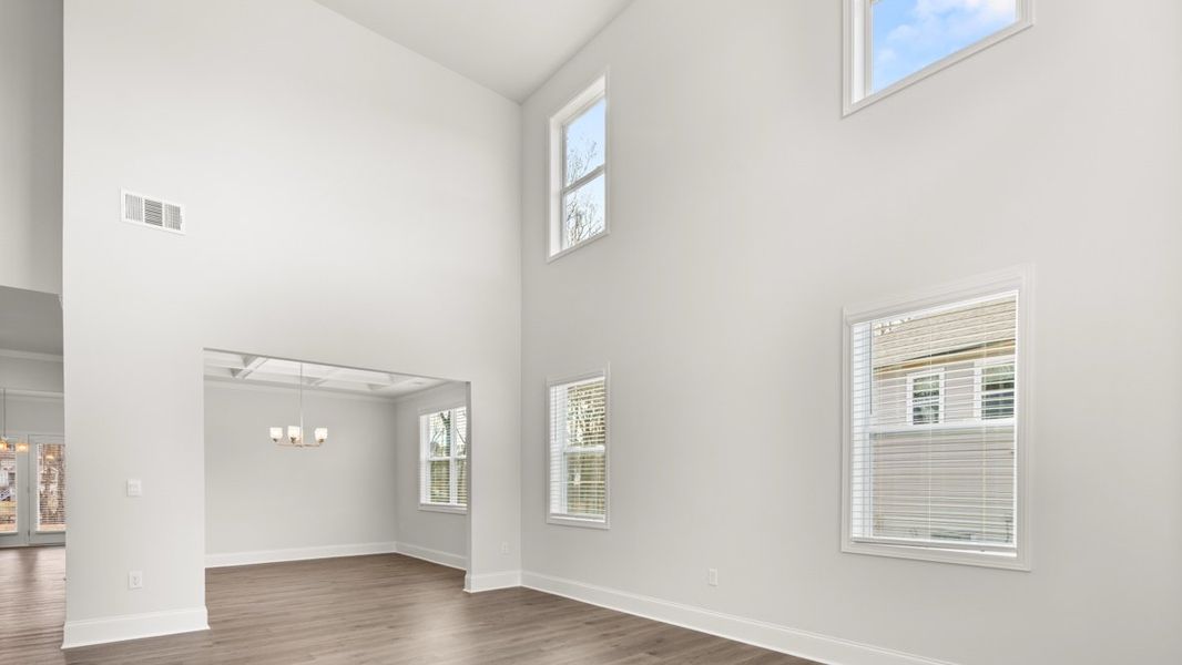 Representative unfurnished interior of a home built from the Westerly by D.R. Horton in Haven Abbey, Cumming (Image 13).