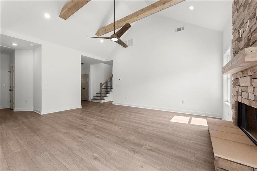 Spacious, unfurnished interior of a new home in , Covington (Image 35).