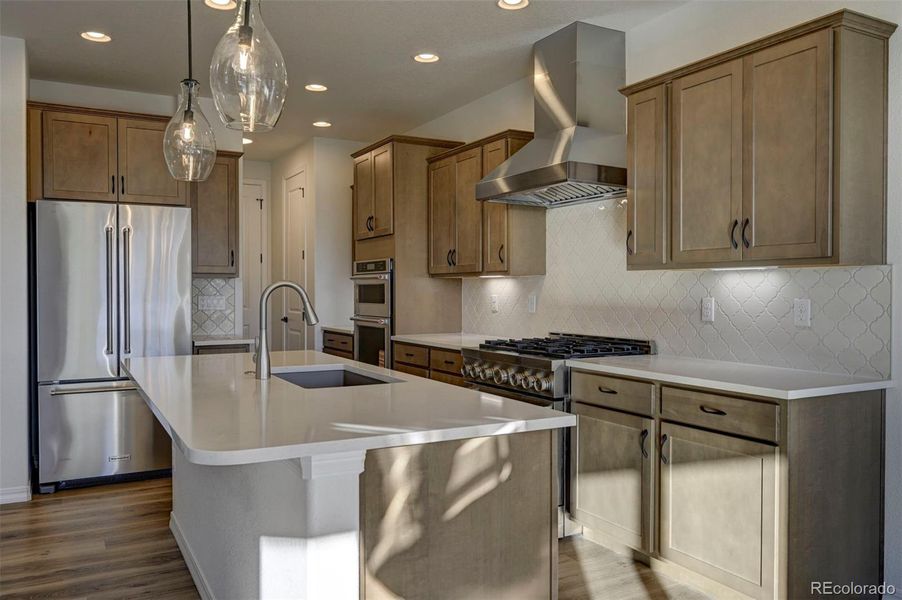Furnished interior view inside a new home in , Colorado Springs (Image 5).