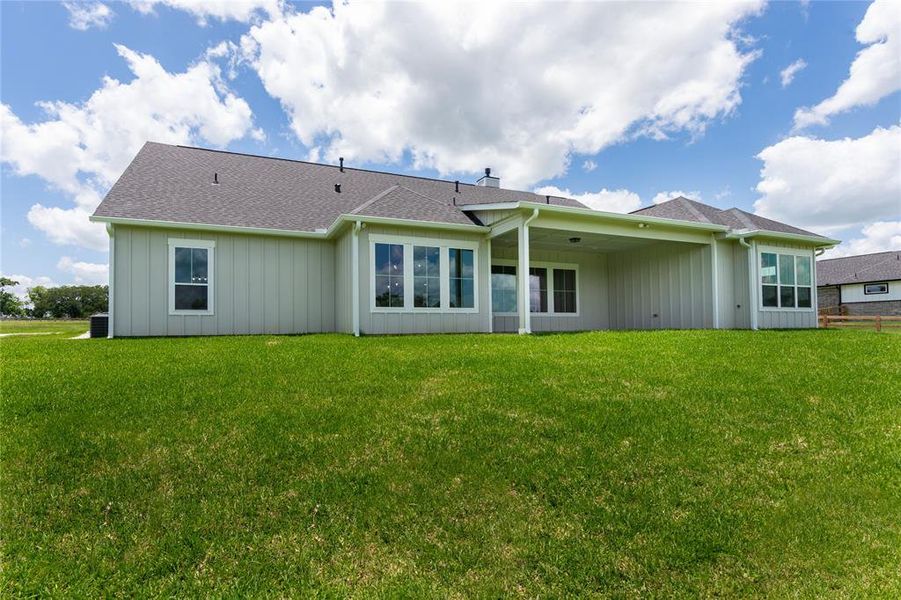 View from the yard of your covered patio View from the yard of your covered patio