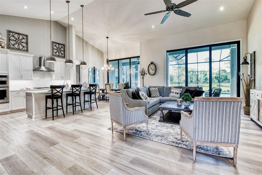 Furnished interior view inside a new home in , Palmetto (Image 5).