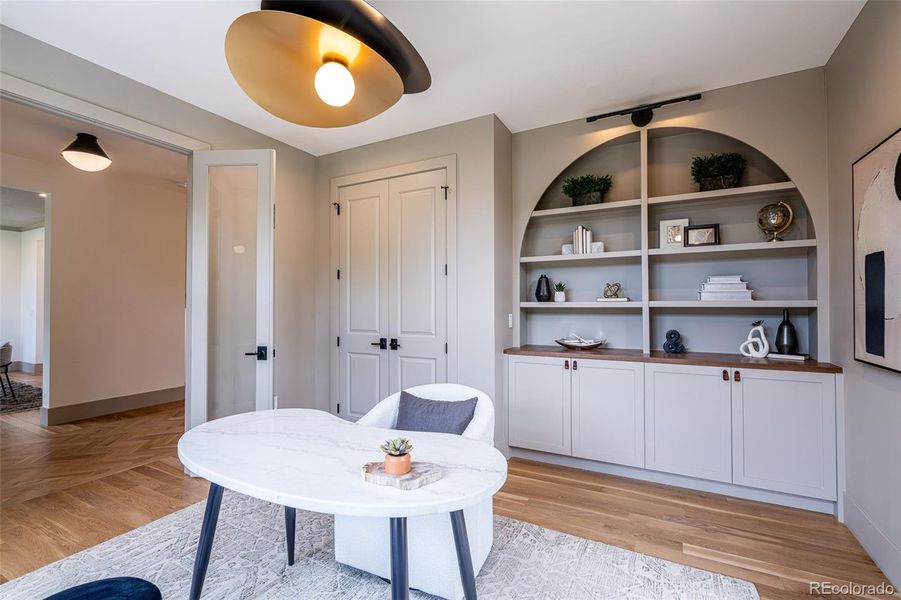 Furnished interior view inside a new home in , Denver (Image 17).