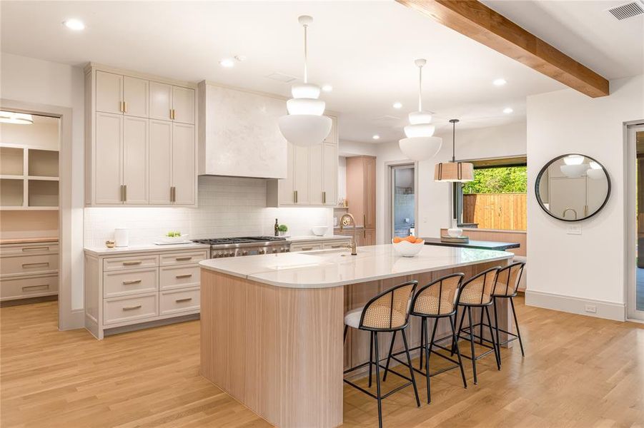 Furnished interior view inside a new home in , Dallas (Image 8).