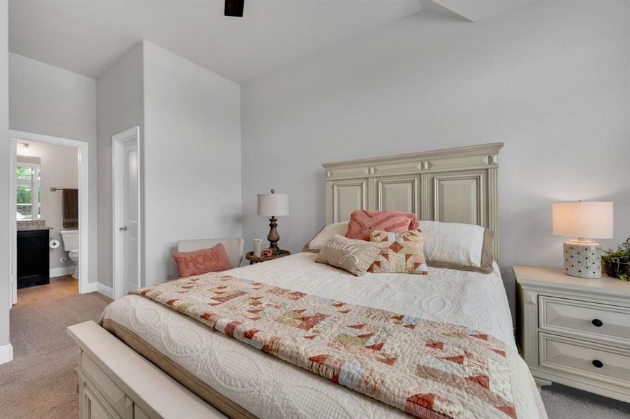 Secondary bedroom with ensuite bath