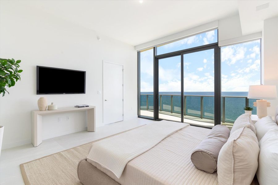 Furnished interior view inside a new home in Casamar, Pompano Beach (Image 35). Furnished interior view inside a new home in Casamar, Pompano Beach (Image 35).