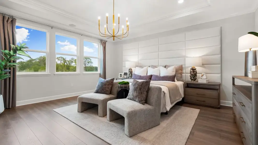 Representative furnished interior of a home built from the Carmel by Taylor Morrison in Azure at Solaeris, Port St. Lucie (Image 14).