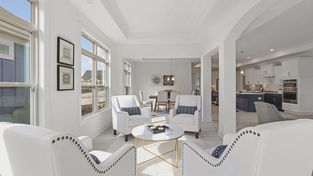 Representative furnished interior of a home built from the Verona by Epcon Communities in The Courtyards at Franklin Road, Murfreesboro (Image 19).