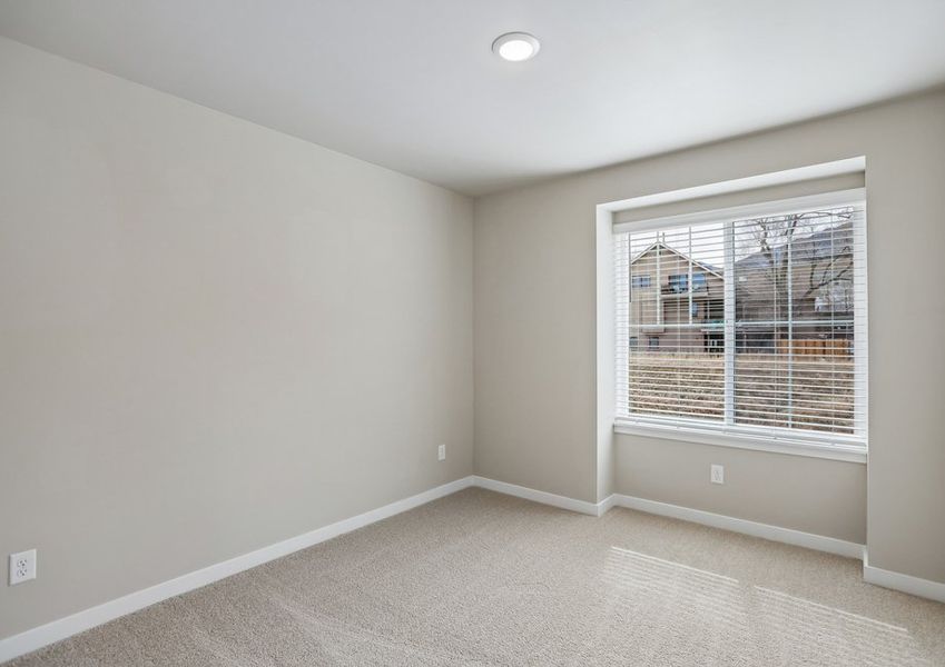 The secondary bedrooms have carpet.