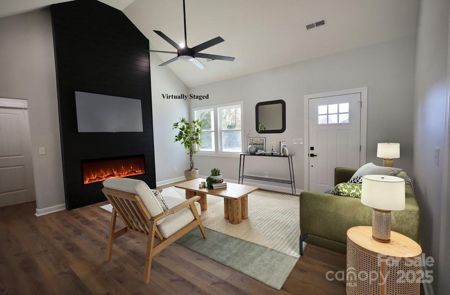 Furnished interior view inside a new home in , Cherryville (Image 3). Furnished interior view inside a new home in , Cherryville (Image 3).