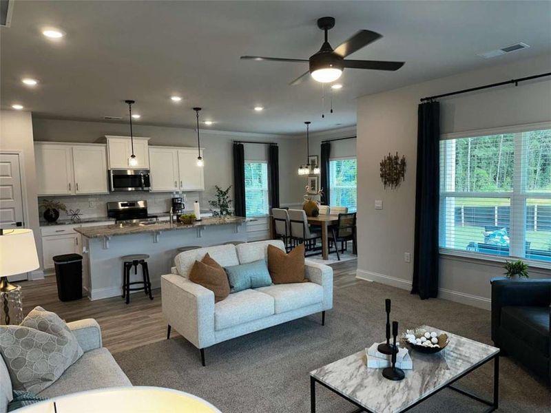 Furnished interior view inside a new home in Canterbury Villas, Carrollton (Image 11).