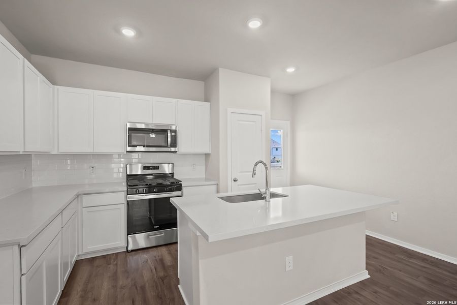 Furnished interior view inside a new home in The Parklands, Schertz (Image 14).