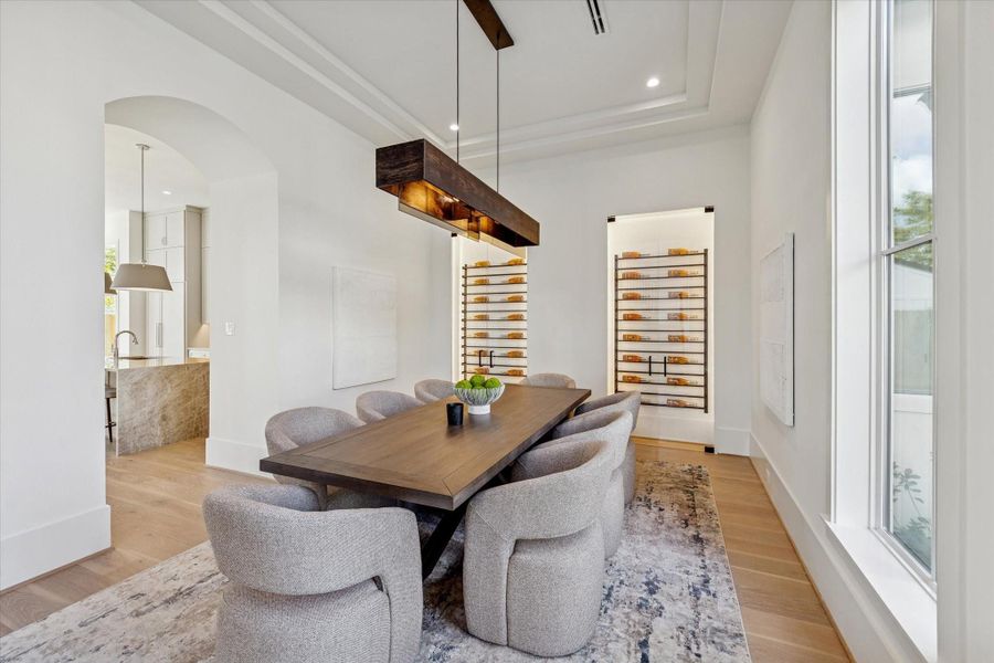 Furnished interior view inside a new home in , Houston (Image 21).