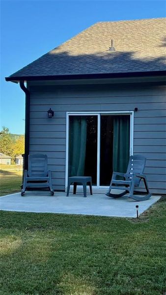 Exterior details and patio area of a home in , Adairsville (Image 23). Exterior details and patio area of a home in , Adairsville (Image 23).