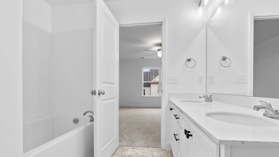 Furnished interior view inside a new home in Pearson Road Townhomes, Easley (Image 10).