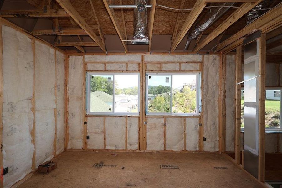 In-progress construction of a new home in Havencroft, Woodstock, GA (Image 8).