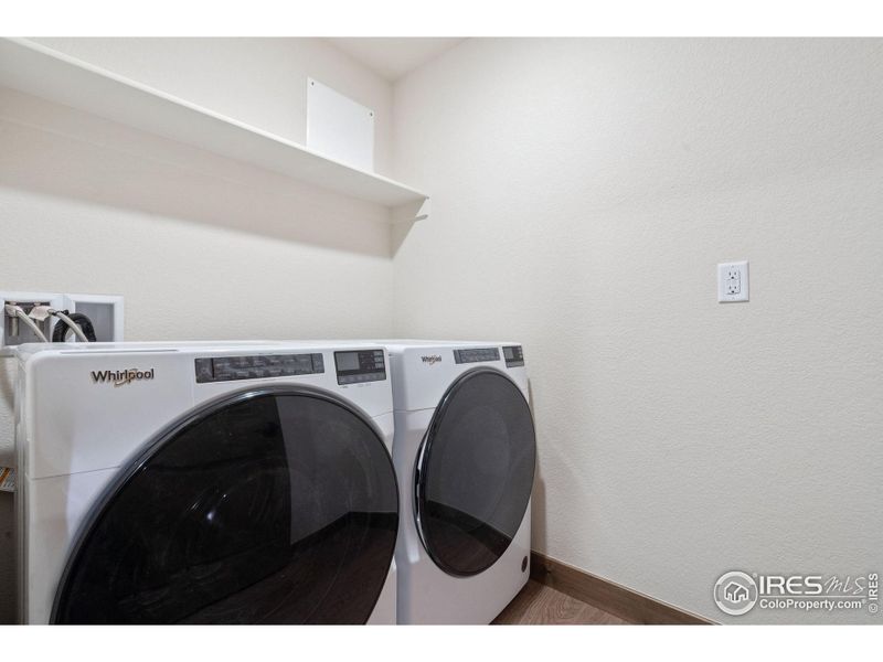New washer and dryer included