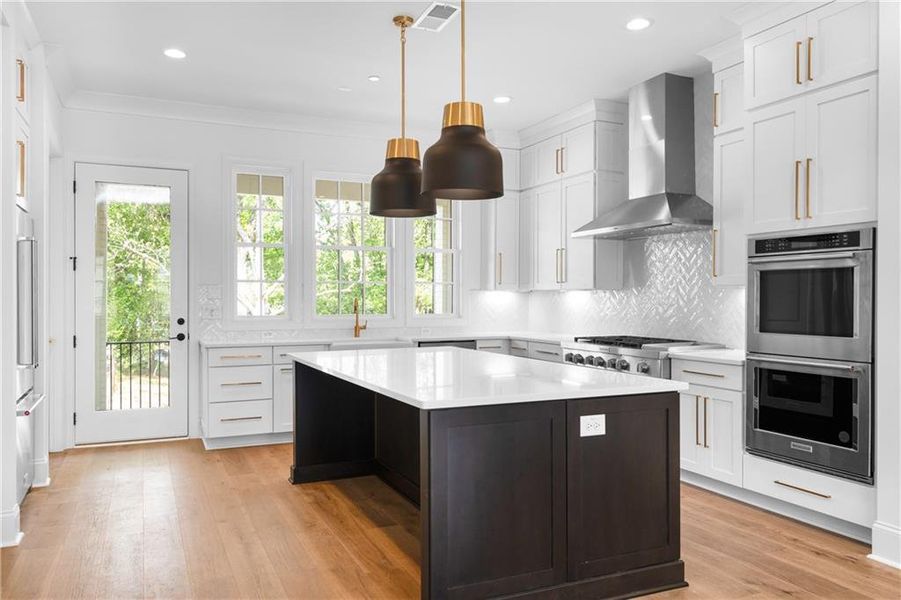 Furnished interior view inside a new home in , Alpharetta (Image 6).