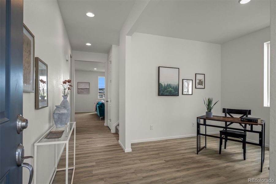Furnished interior view inside a new home in , Colorado Springs (Image 10).