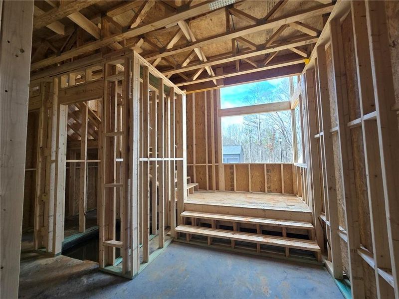 In-progress construction of a new home in Aster, Roswell, GA (Image 53).