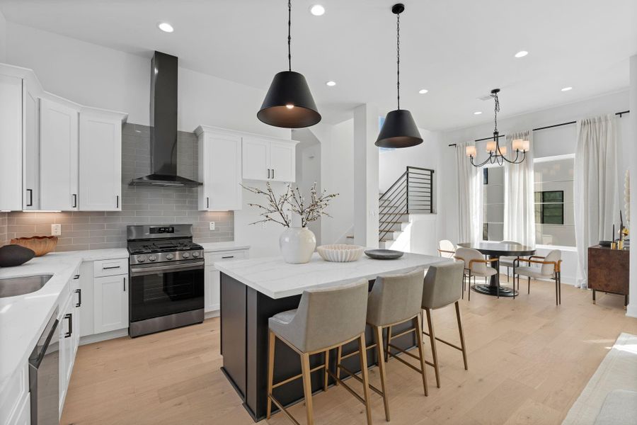 Furnished interior view inside a new home in , Houston (Image 8).