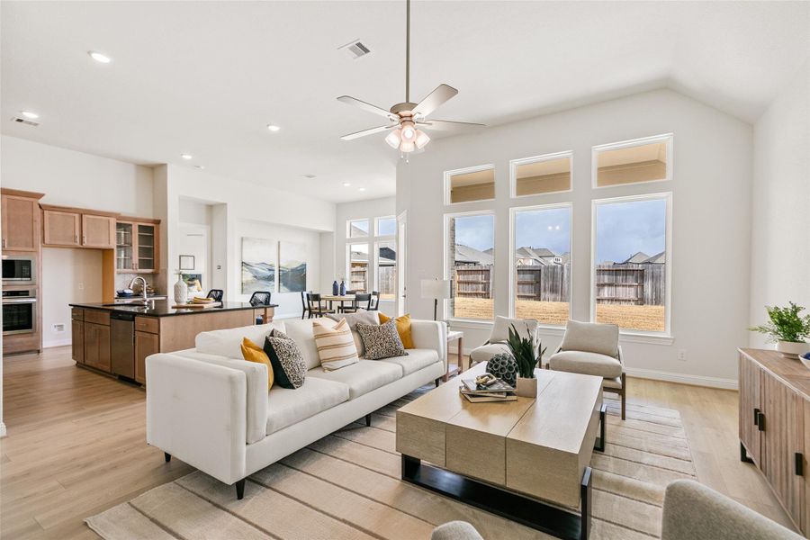 Furnished interior view inside a new home in Sunterra, Katy (Image 6). Furnished interior view inside a new home in Sunterra, Katy (Image 6).