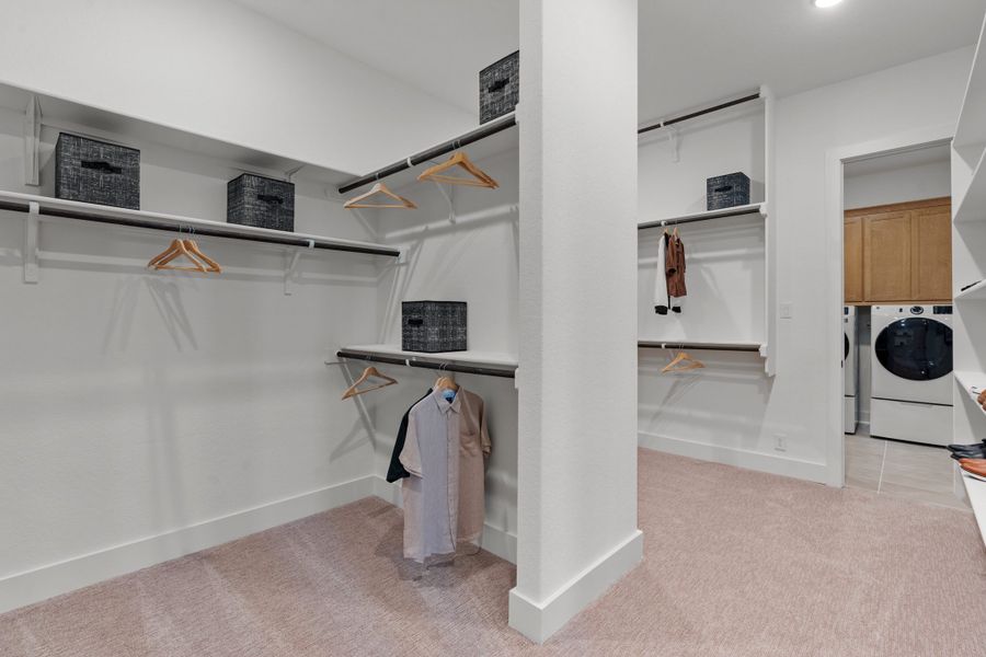 Furnished interior view inside a new home in Caliza Reserve, Boerne (Image 27).