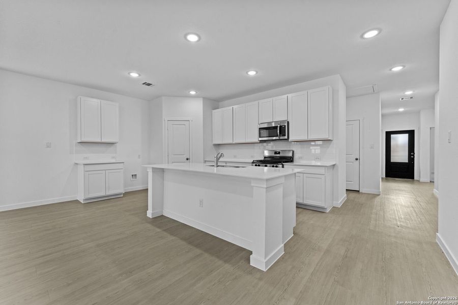 Furnished interior view inside a new home in Parkside: Coastline Collection, New Braunfels (Image 8).