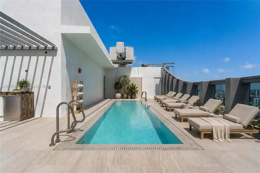 Private Rooftop Pool. UNA Residences Brickell. One or more photos have been virtually staged. Private Rooftop Pool. UNA Residences Brickell. One or more photos have been virtually staged.