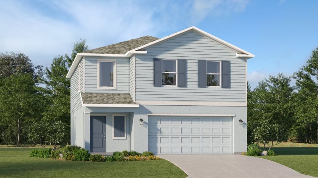 A traditional-inspired exterior A traditional-inspired exterior