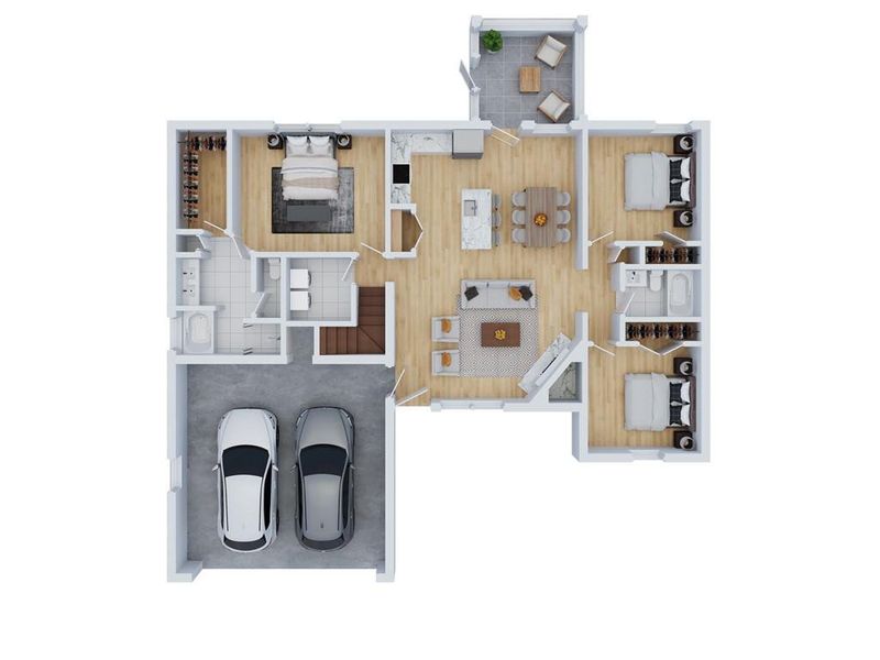 2D floor plan layout of this home in , Buchanan, GA (Image 6).