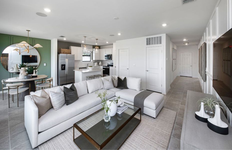 Furnished interior view inside a new home in Caloosa Cove, Labelle (Image 8).