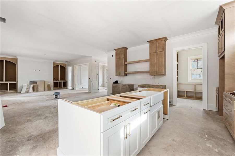 In-progress construction of a new home in , Marietta, GA (Image 15).